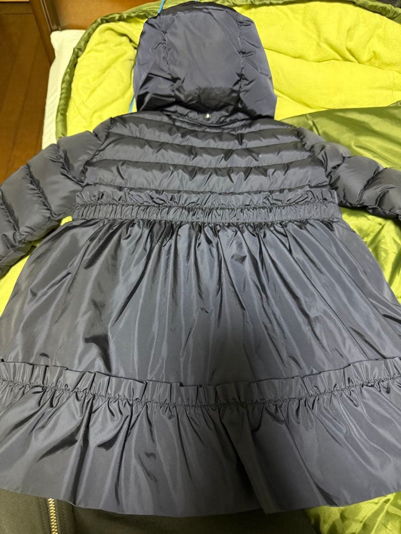 モンクレール　フリル付き　ロングダウンコート