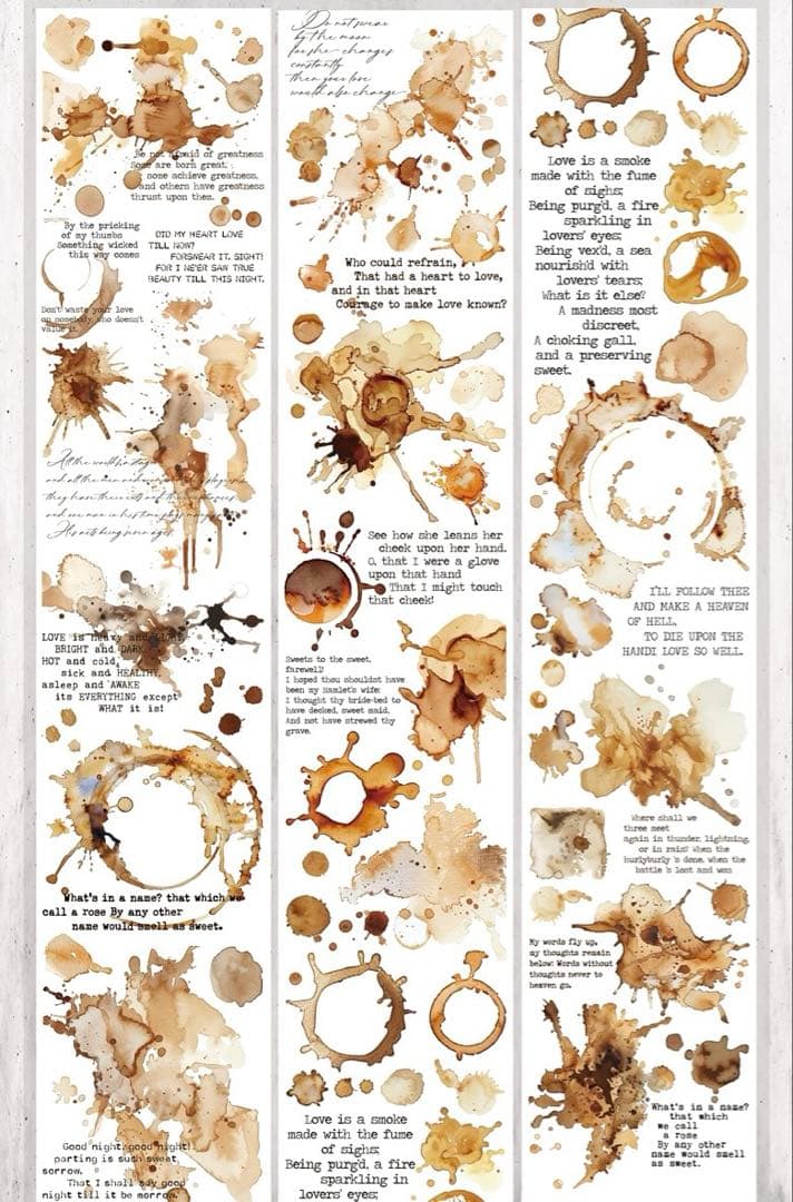 如你所愿文创《过往》海外マスキングテープ　マステ 【1720】