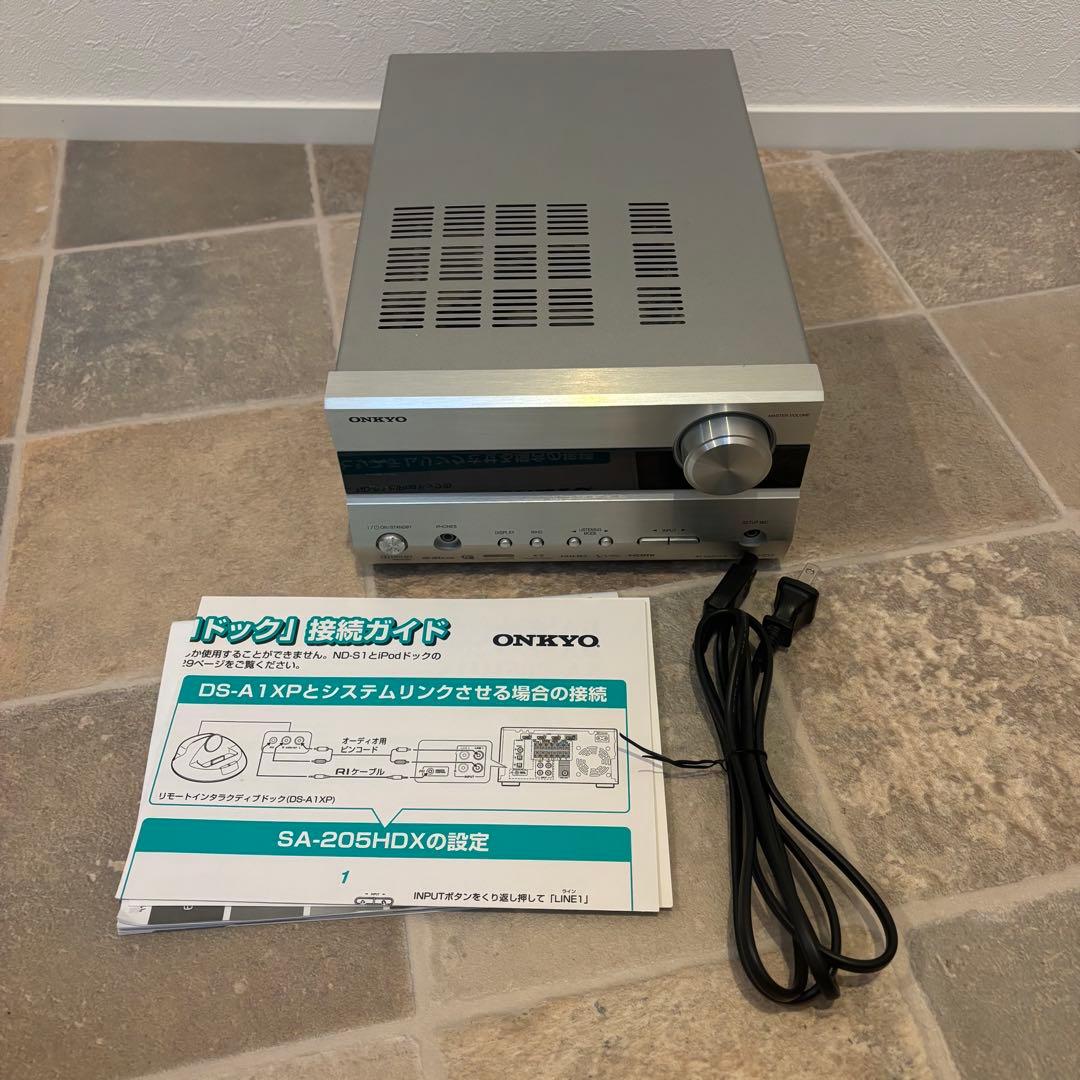 【美品】ONKYO SA-205HDX AVセンター AVアンプ説明書付き