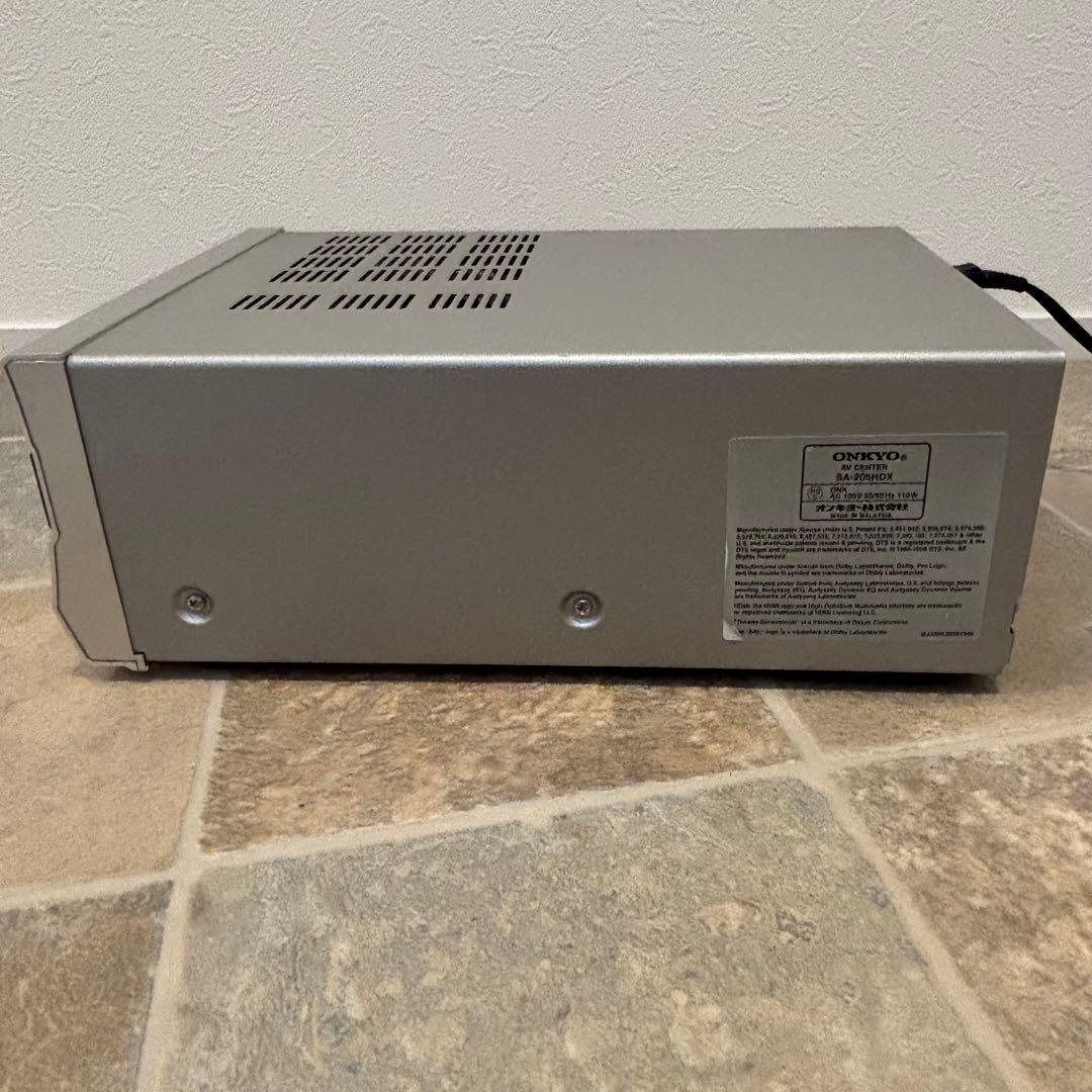 【美品】ONKYO SA-205HDX AVセンター AVアンプ説明書付き