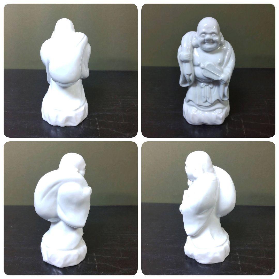 (758)✿難有り★特価★鍋島大五郎窯★白磁七福神置き物★