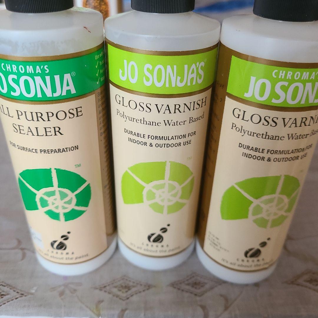 Jo Sonja's トールペイント　アクリルメディウム他28本セット+おまけ