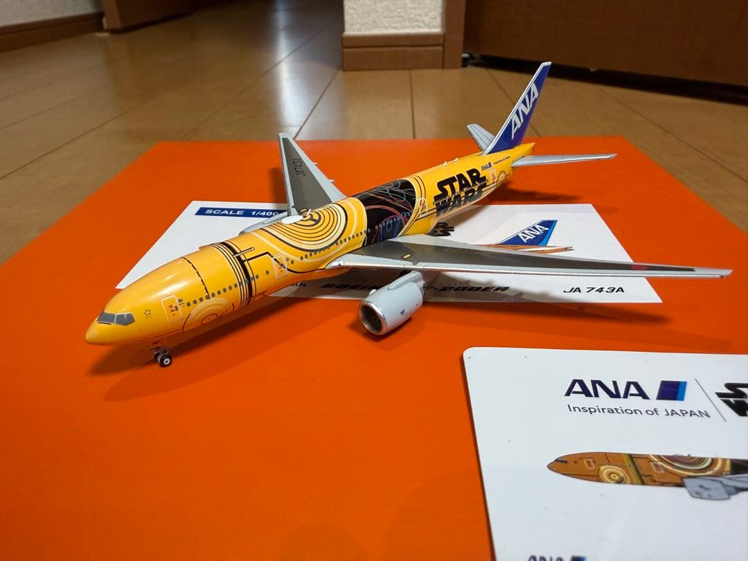 航空機・ヘリコプター JC WINGS 1/400 ANA C3PO JET JA743A
