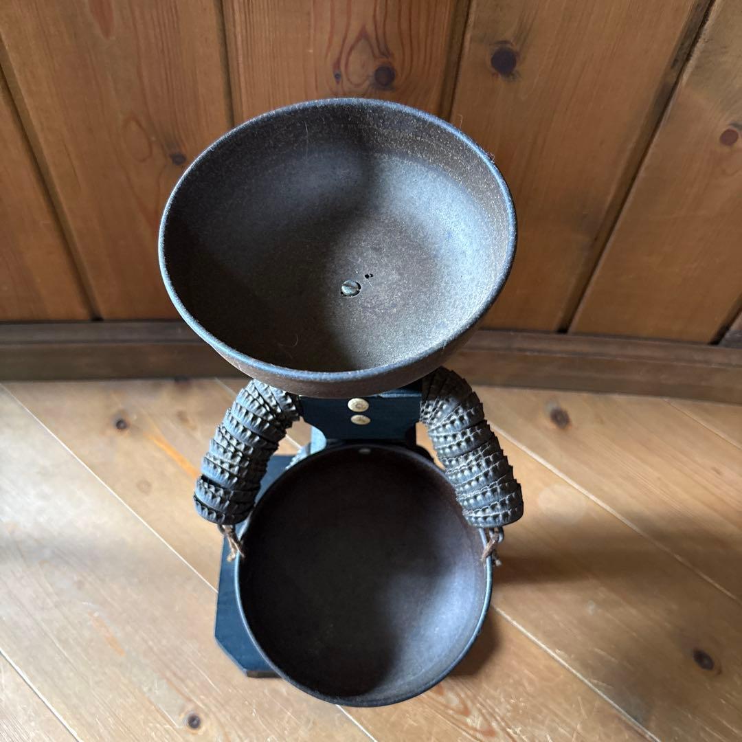 【50sビンテージ】ボトルキャップマン 黒 アンティーク人形 ハワイアン 置物