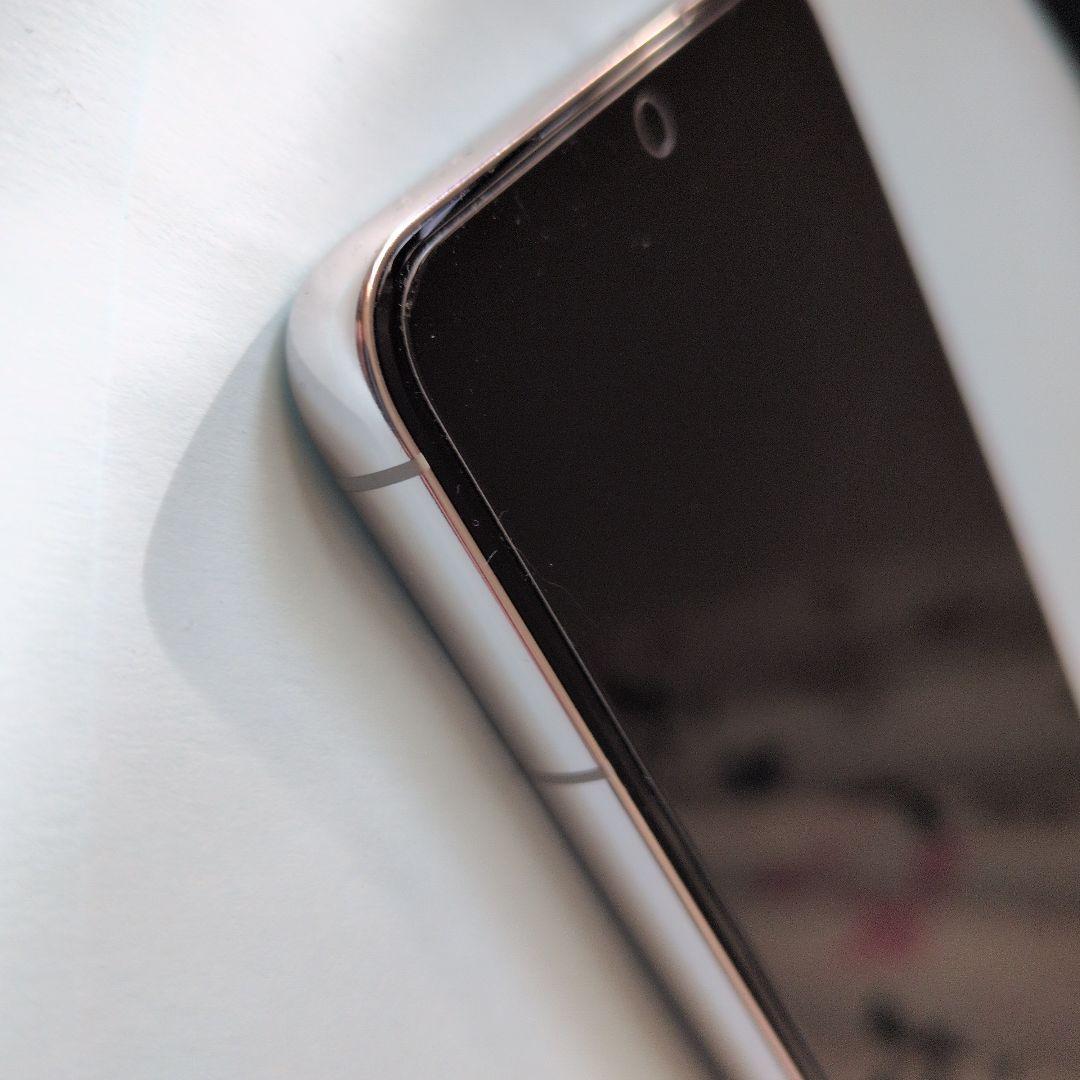 【値下げしました】Galaxy S22　ホワイト　キズ割れなどのない美品