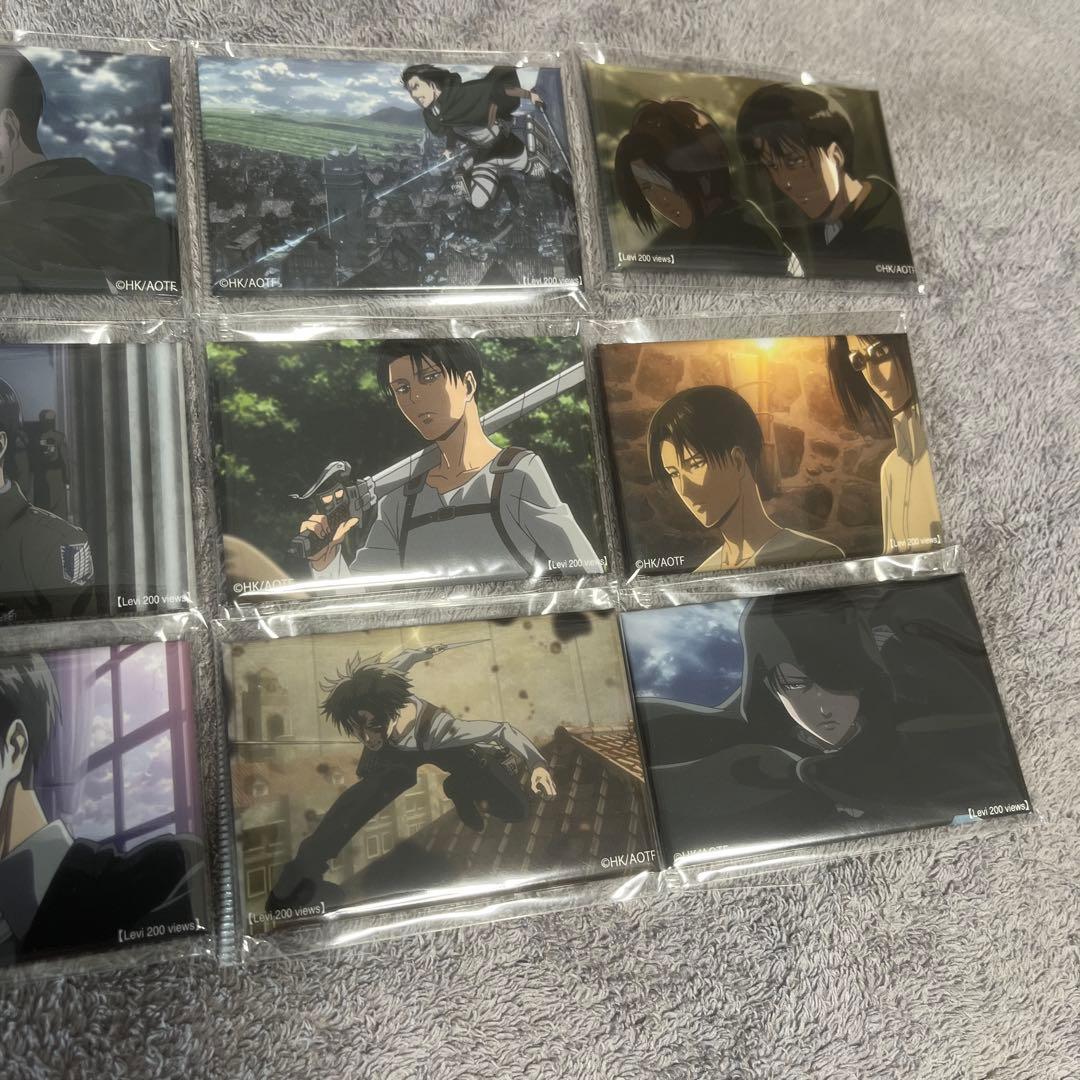 新品 進撃の巨人 リヴァイ リヴァイ二百景 缶バッジ 30点セット