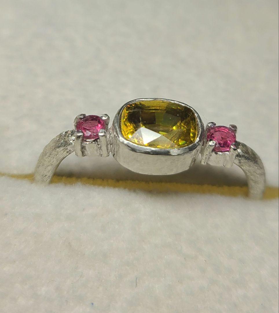 minはる★天然スフェーン★リング、ペンダントオーダー