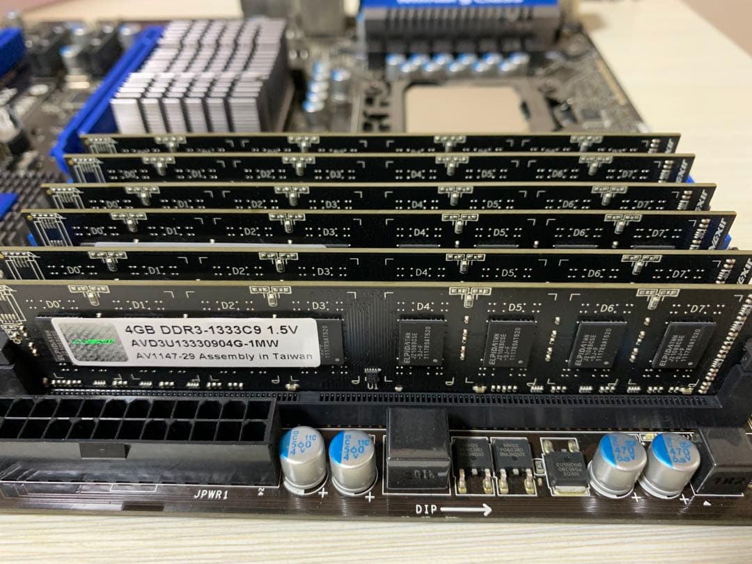 マザーボード MSI X58A-GD45 LGA1366 + i7-980 + RAM24GB