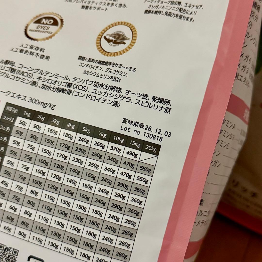 ELMO リッチインチキン　幼犬用　3キロ×3袋セット 新品 未開封