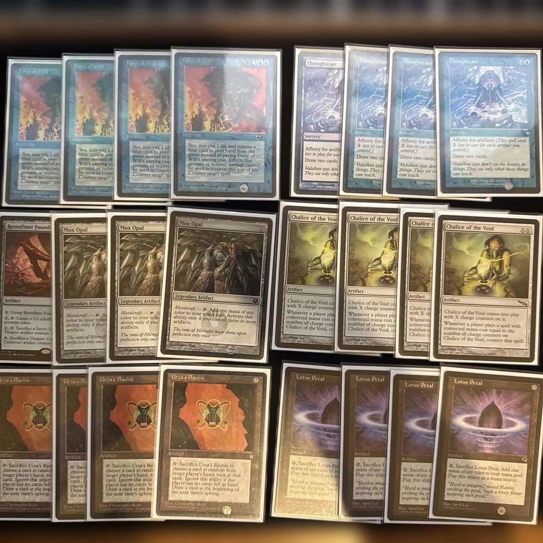 MTG レガシー　神和デッキ　オパールのモックス　古えの墳墓　意志の力など