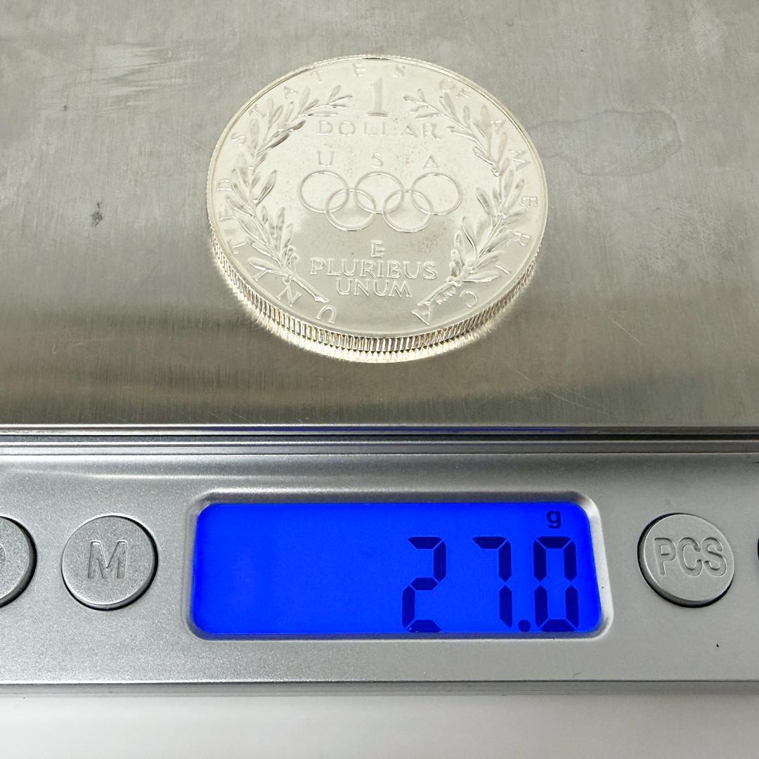 1988年 アメリカ合衆国 ソウルオリンピック 記念 1ドル 銀貨