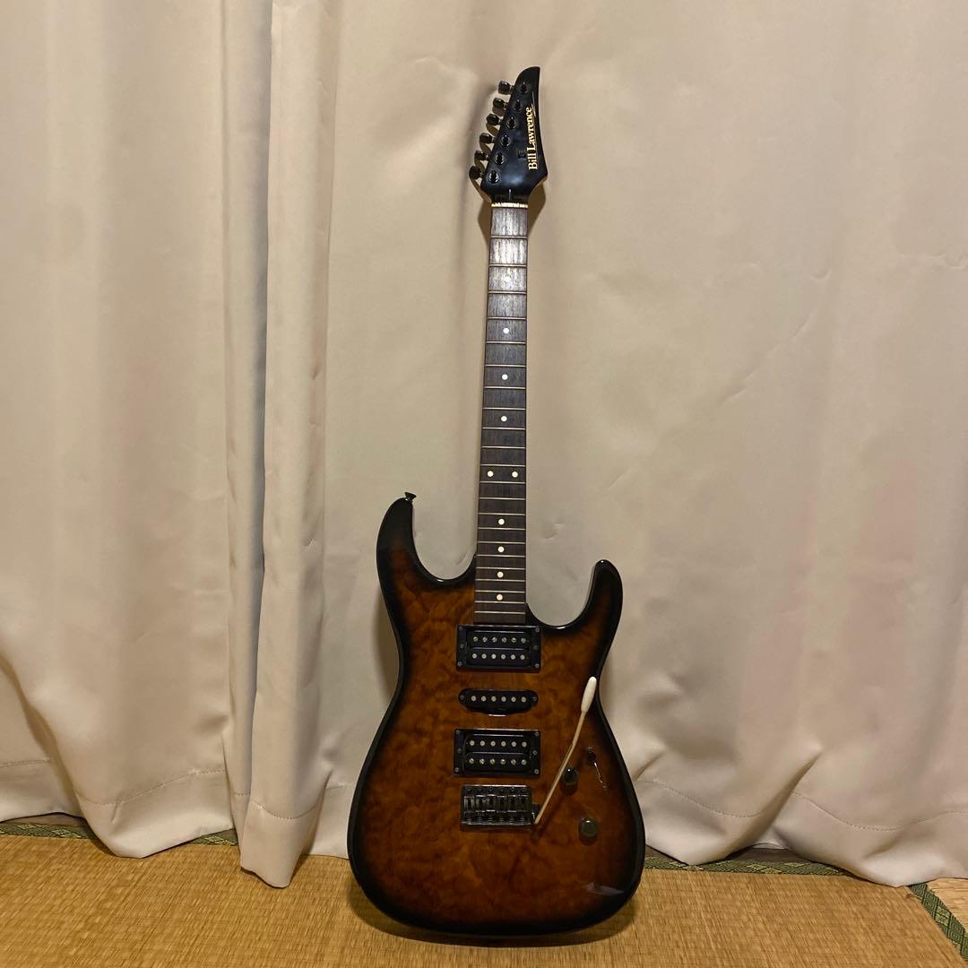 ビルローレンス　エレキギター ブラウン