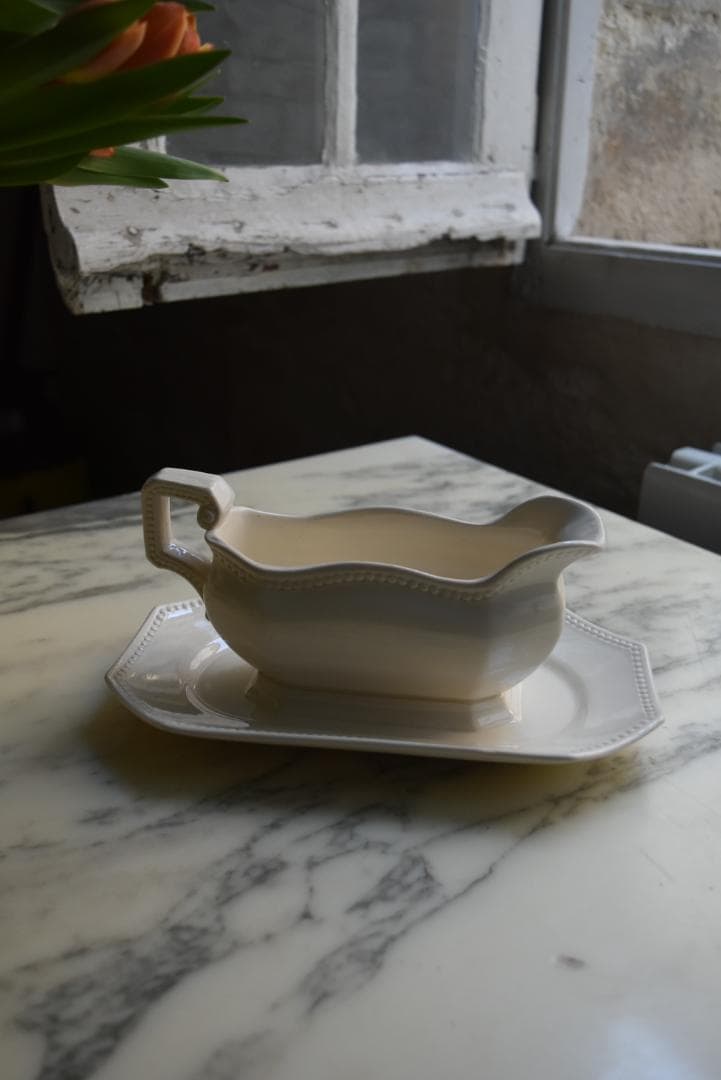 超美品サルグミンヌ　オクトゴナル　ソーシエ　フランスアンティーク