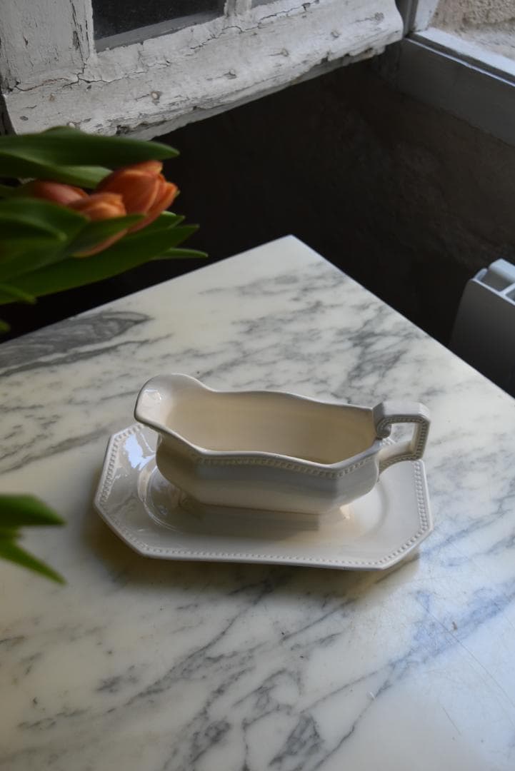 超美品サルグミンヌ　オクトゴナル　ソーシエ　フランスアンティーク