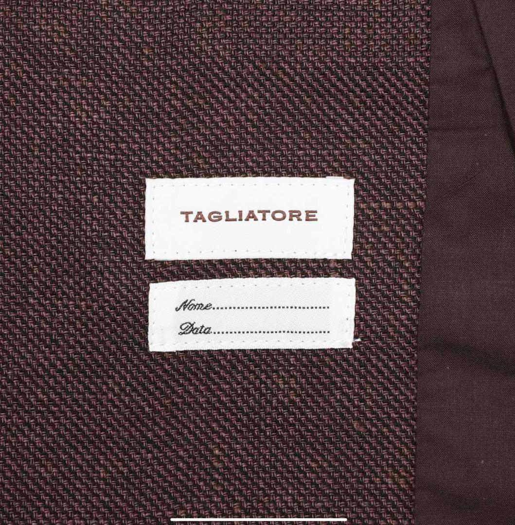 【未使用級】タリアトーレ TAGLIATORE ジレ ブラウンSize48