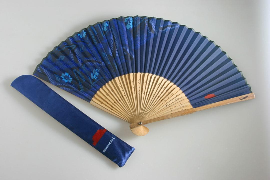 機内限定販売品 ソラシドエア solaseedair 就航記念 数量限定 扇子