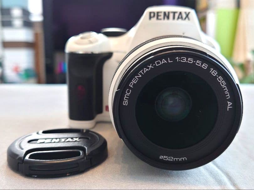 PENTAX K-x ホワイト シャッター約7500回 ※撮影時に汚れ写りあり