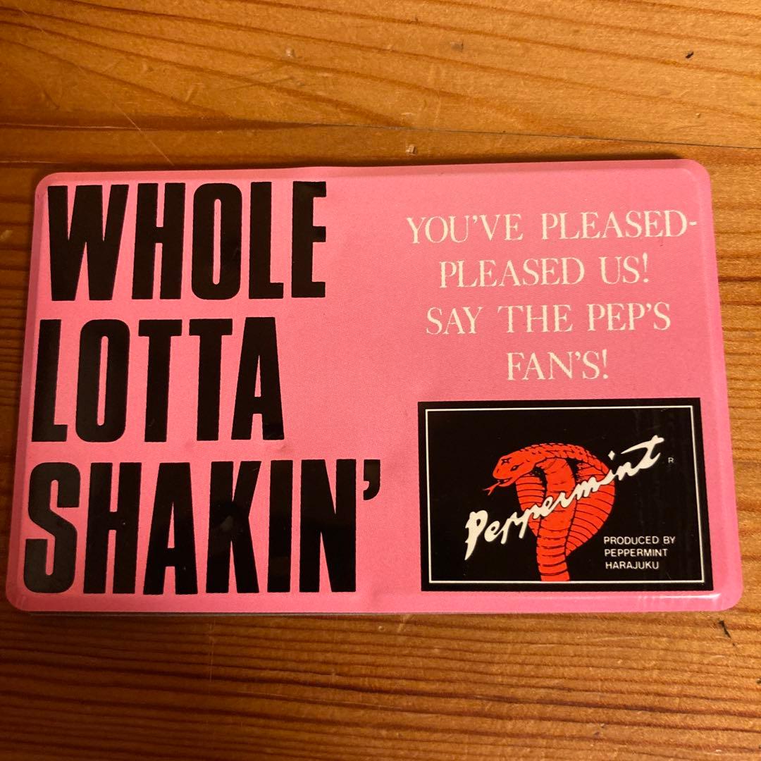 80年代当時物 ペパーミント　ハンドミラー&メモ帳　5点セット　ロカビリー