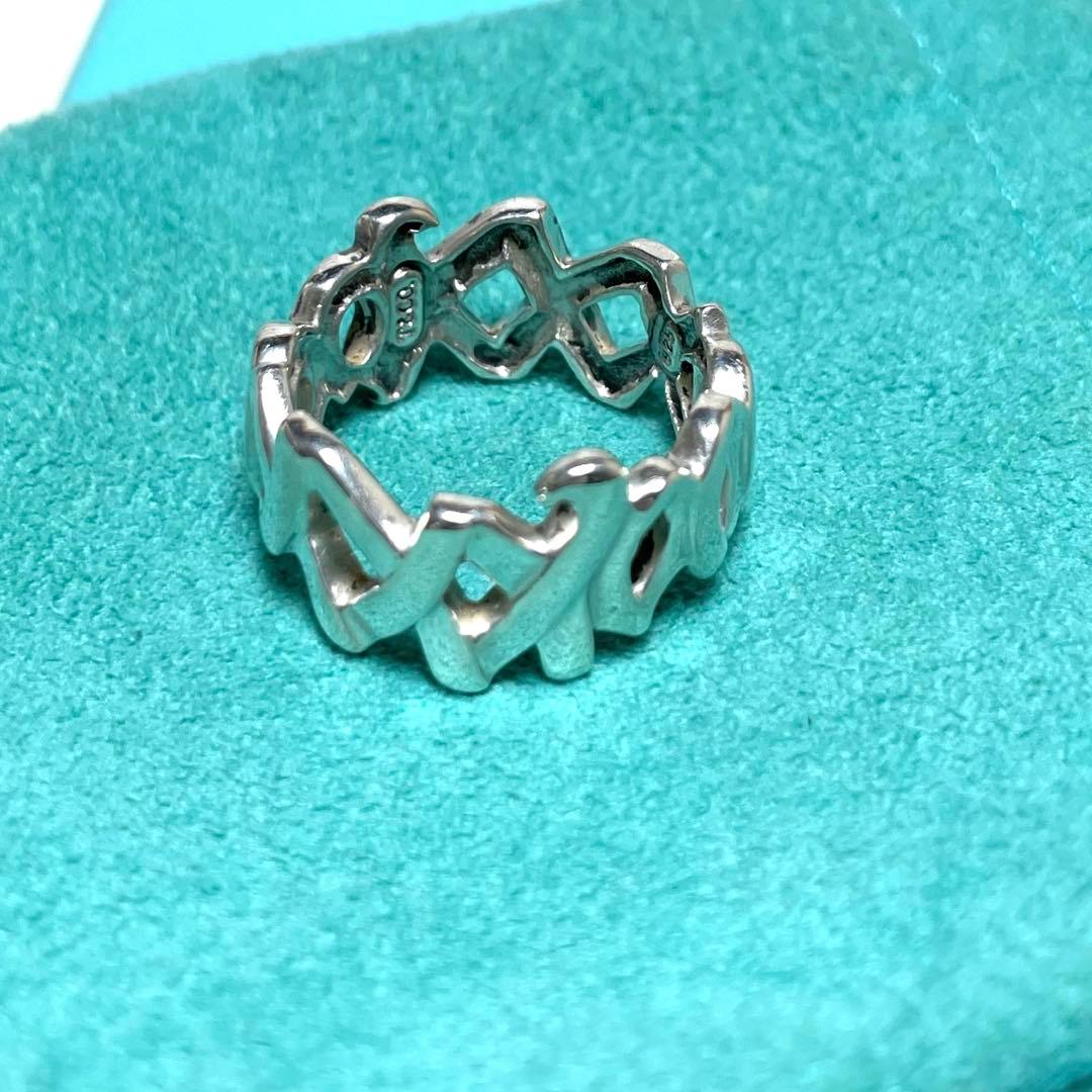 TIFFANY&Co. ティファニー　ラブ&キスリング　12号