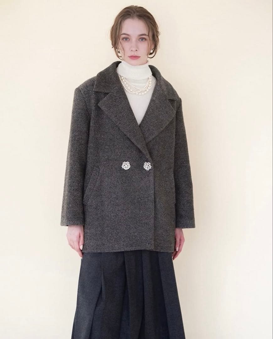 【新品未使用】Acka. over wool jacket