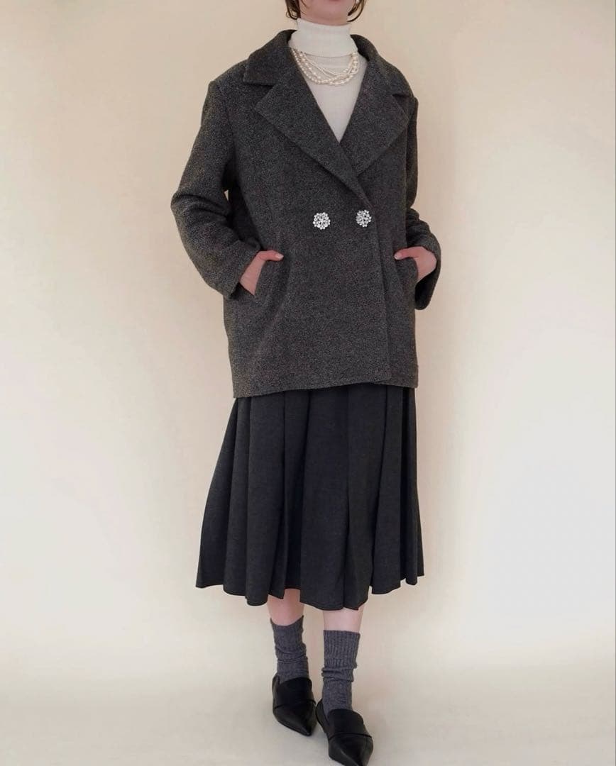 【新品未使用】Acka. over wool jacket