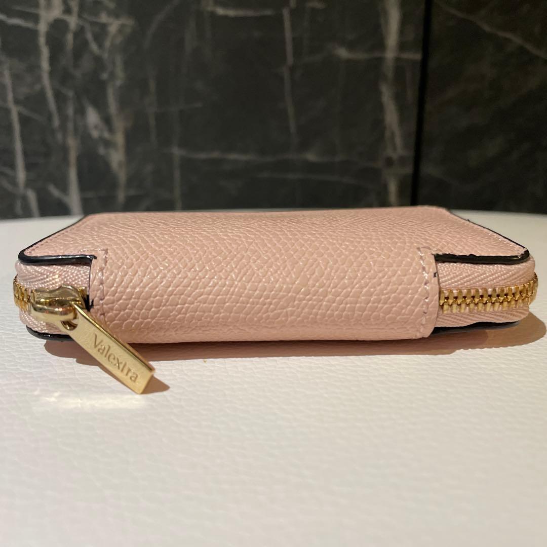 ヴァレクストラ　ラウンドジップ ミニウォレット　ペオニア