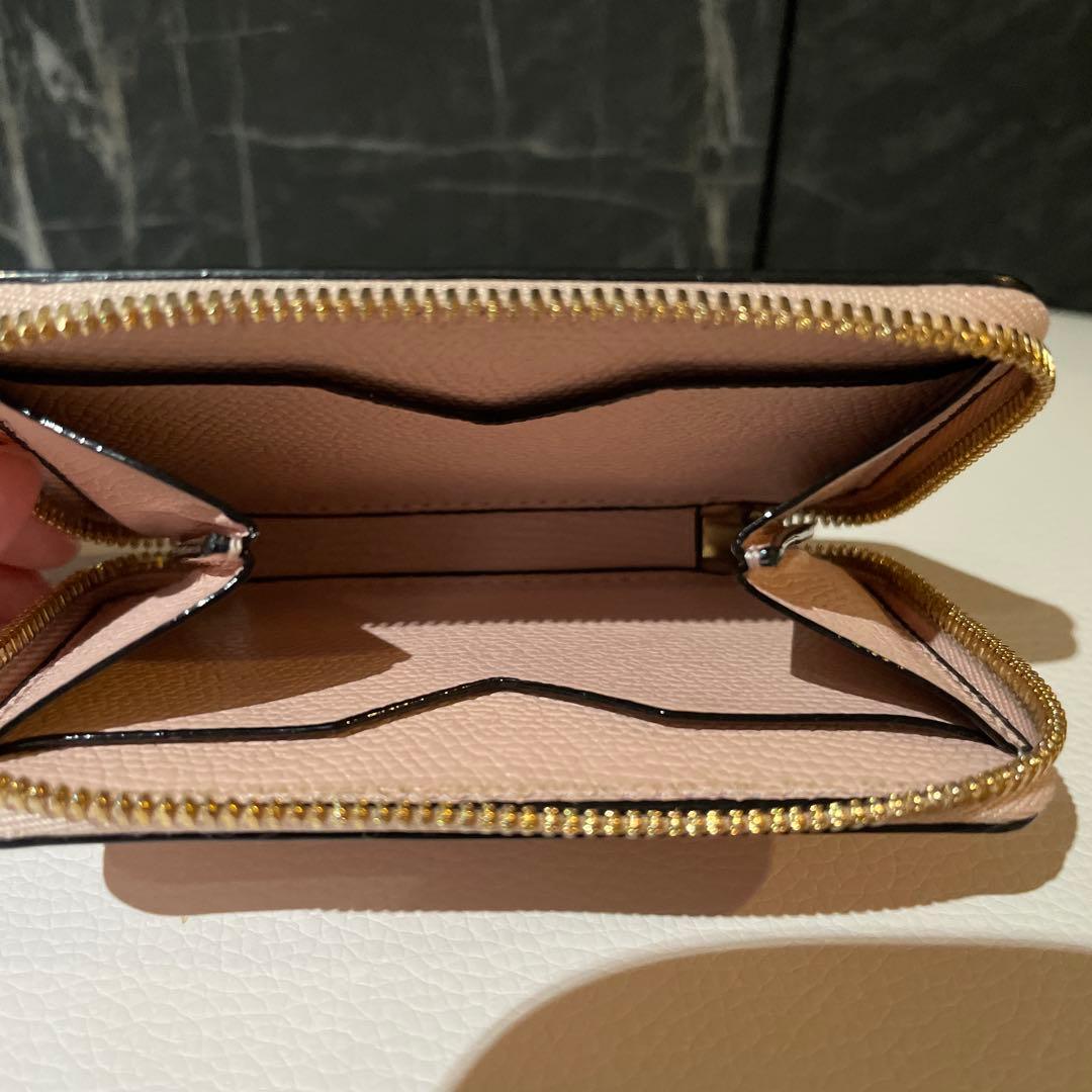 ヴァレクストラ　ラウンドジップ ミニウォレット　ペオニア