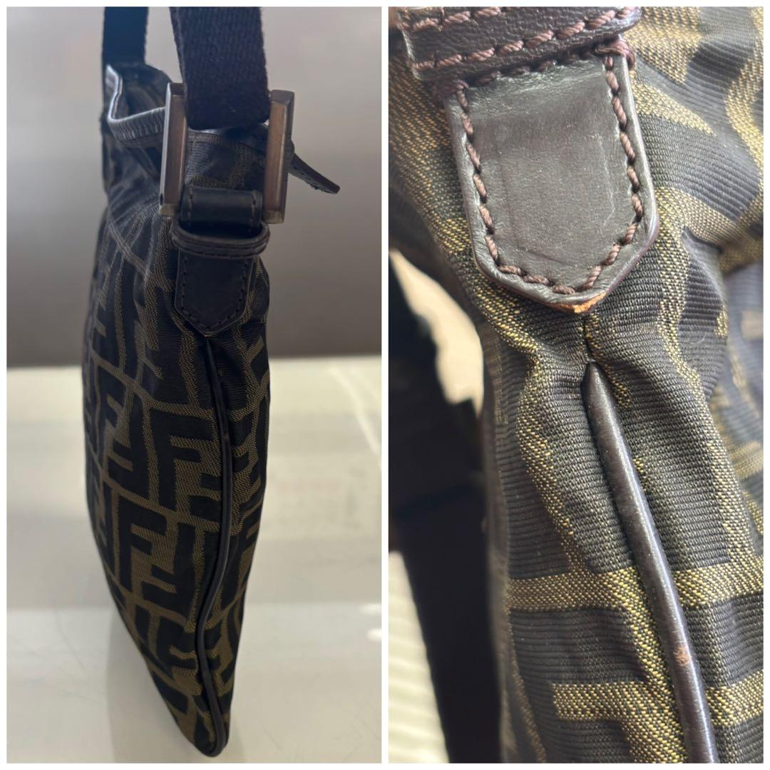 フェンディ　ズッカ柄　ミニ　ショルダーバッグ