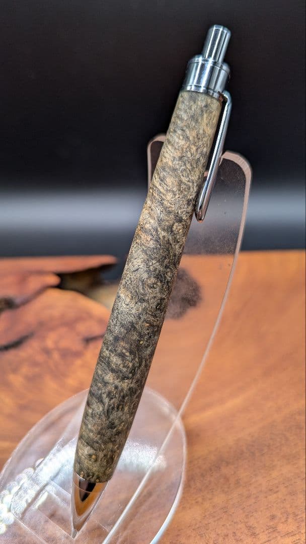 616超極上　本花梨　青瘤　木軸シャーペン　ボールペン