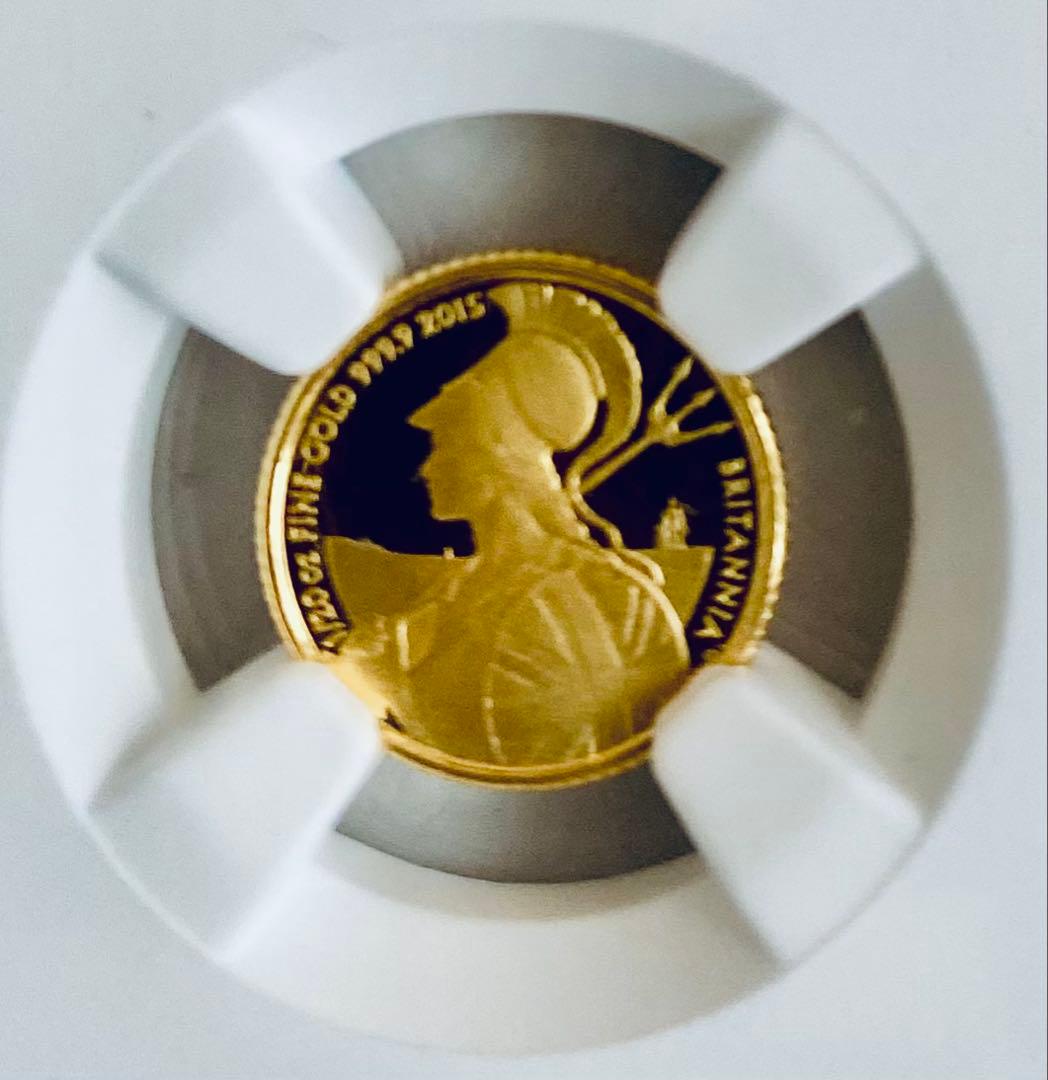 2015年イギリス ブリタニア 1ポンド NGC PF70ULTRA CAMEO