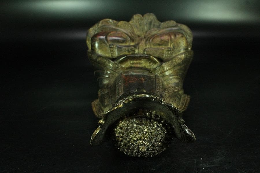 仏教美術 中国美術 仏像 古美術(K-LC975)