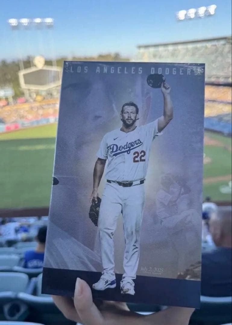 カーショー　ボブルヘッド　ドジャース　3000奪三振 来場者限定 配布