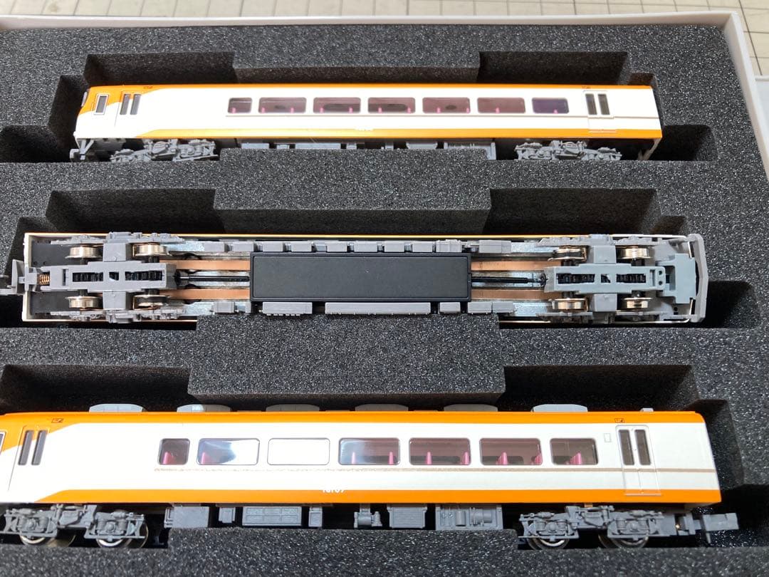 値下げ新品未使用グリーンマックス近鉄16000系(喫煙室付き・新塗装)4両セット