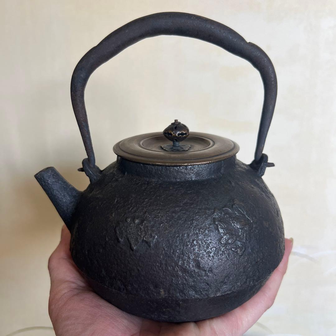 時代 龍文堂 鉄瓶 煎茶道具