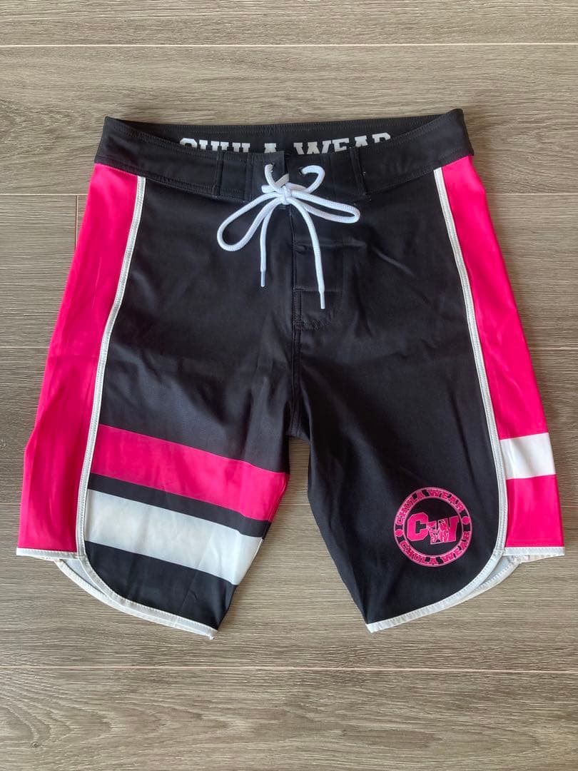 CHULA WEAR ボードショーツ ブラック/ピンク