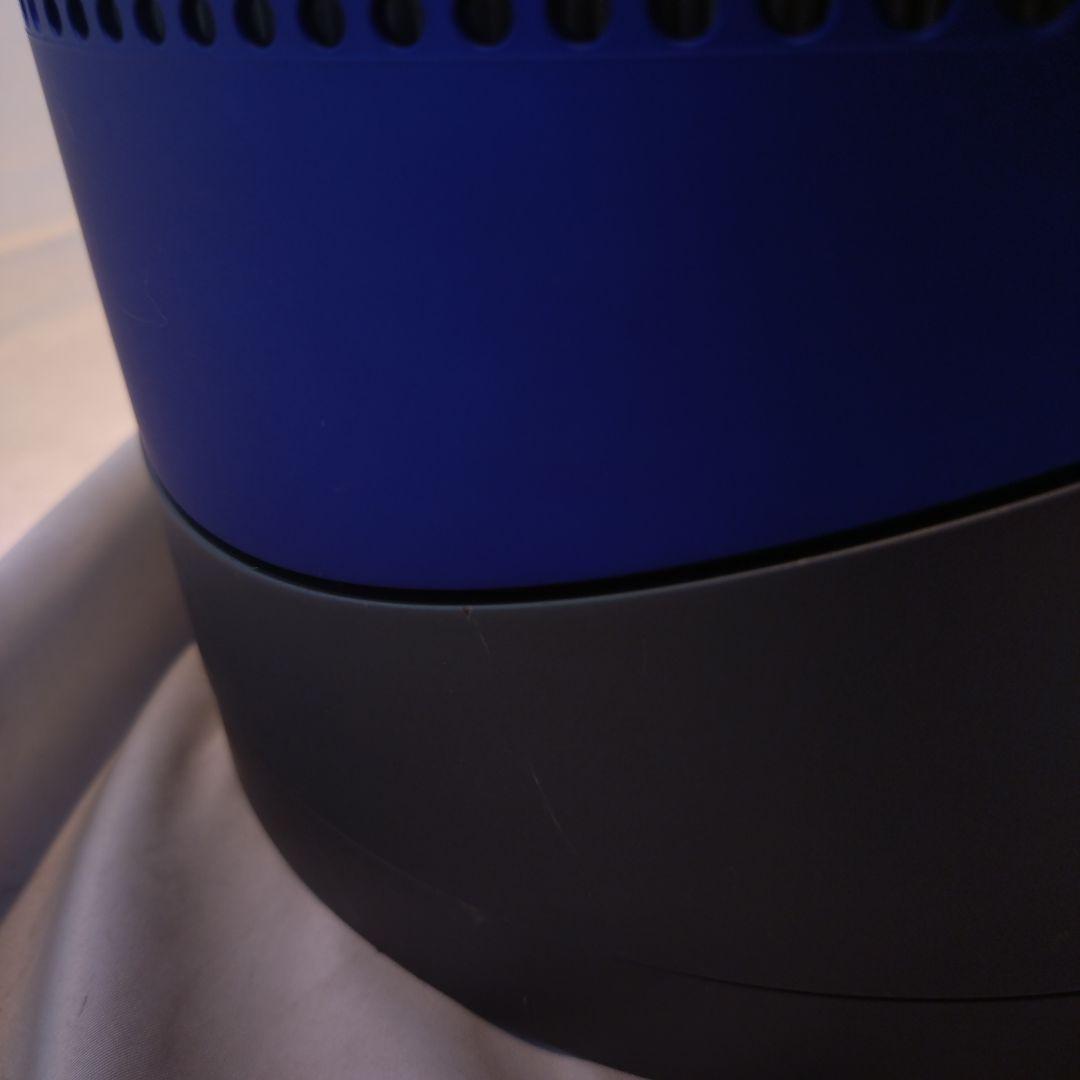 HP01空気清浄機能付きファンヒーター　hot+cool 青色 リモコン付き