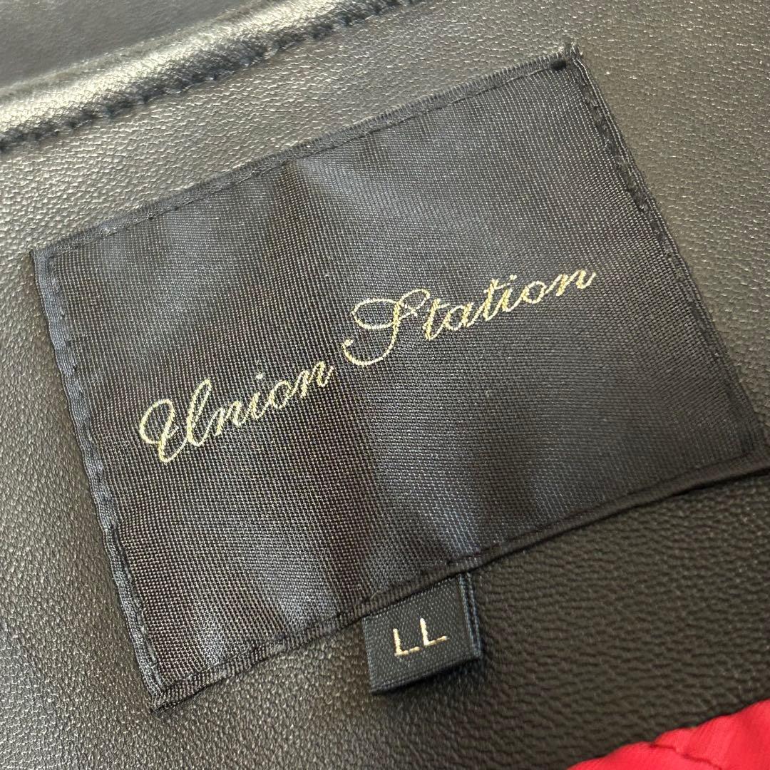 UNION STATION ユニオンステーション　シングルレザージャケット　XL