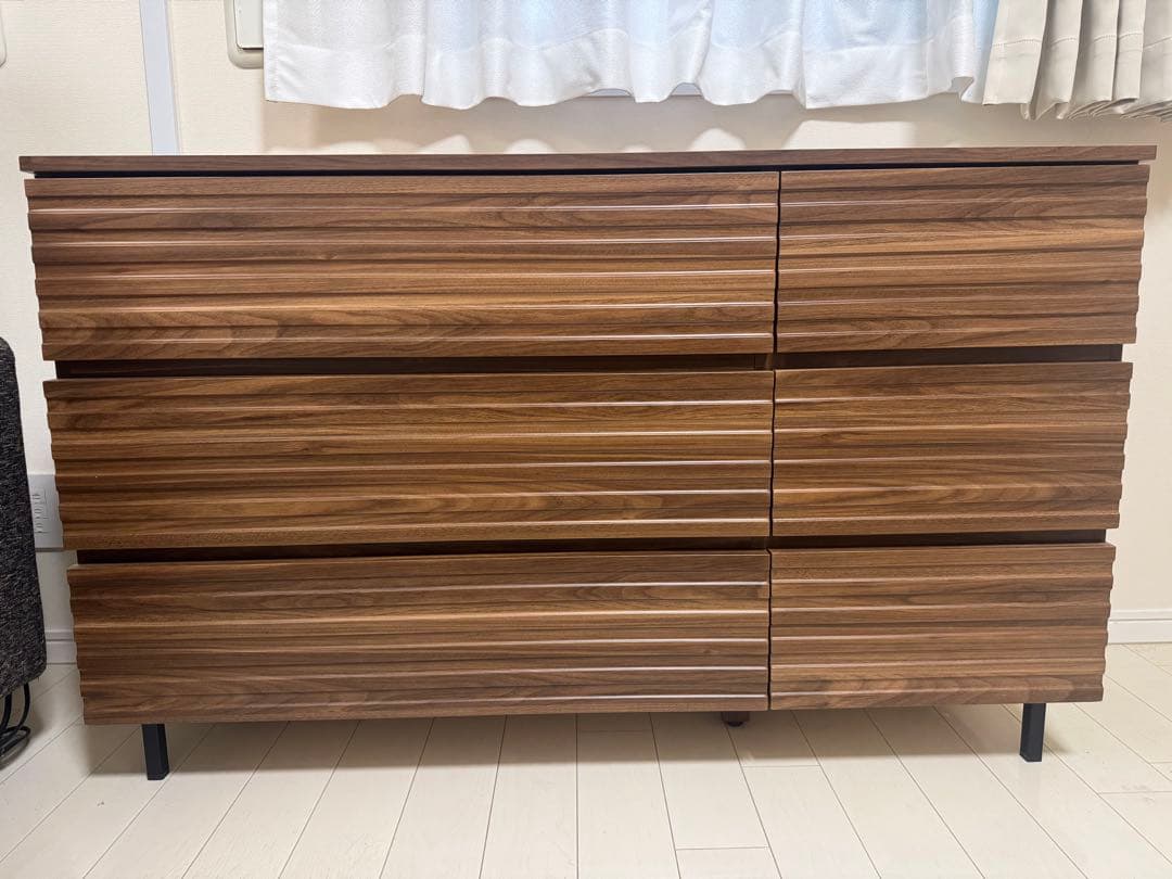 【売り出し中】ロウヤ チェスト タンス ローチェスト 木目調