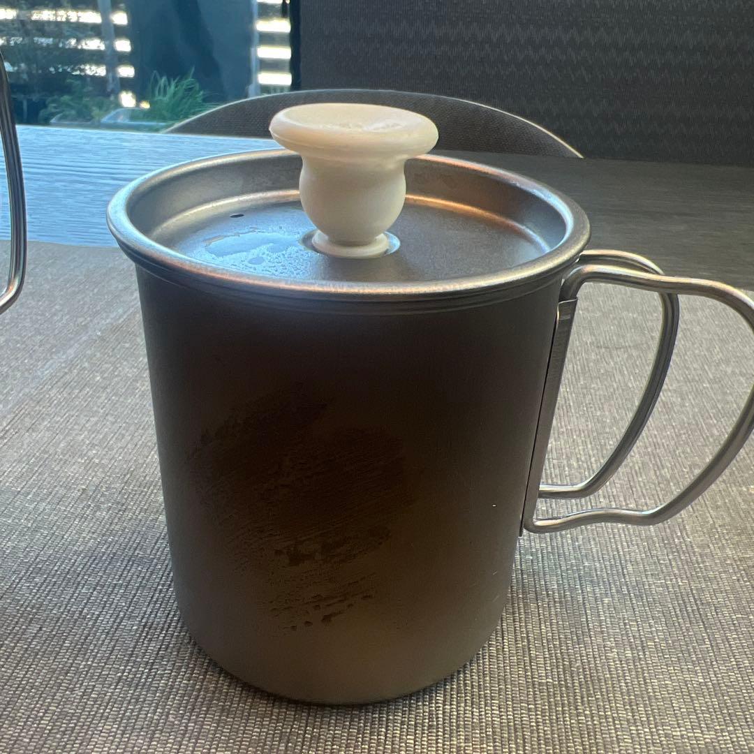 未使用保管品廃盤品・貴重な新品 チタンカフェラテセット スノーピーク