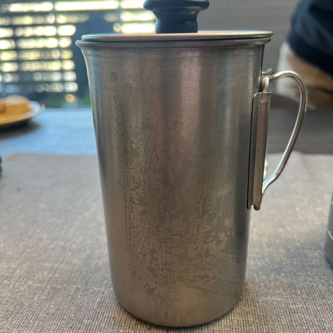 未使用保管品廃盤品・貴重な新品 チタンカフェラテセット スノーピーク