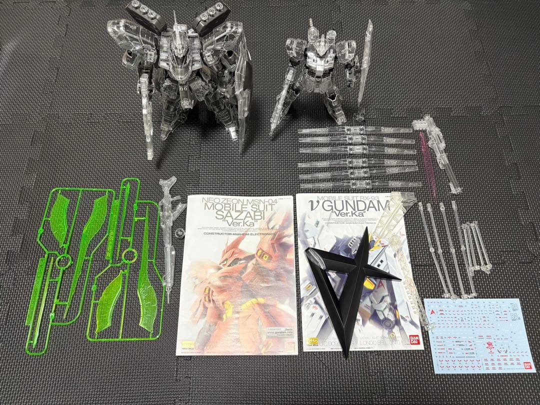 【MG 1/100 Ver.Ka】 νガンダム ・サザビー 【メカニカルクリア】