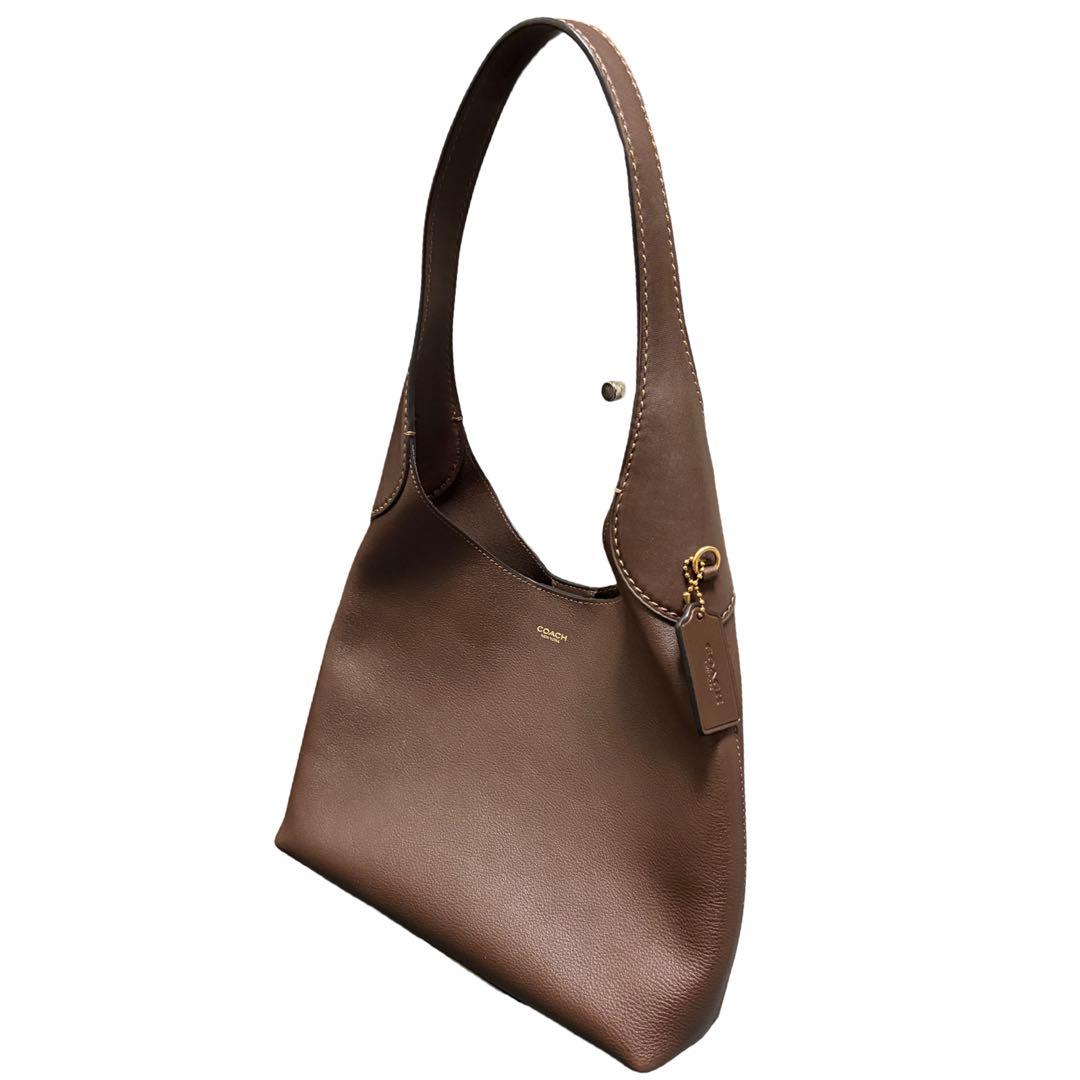 COACH ブルックリン28 ショルダーバッグ ブラウン
