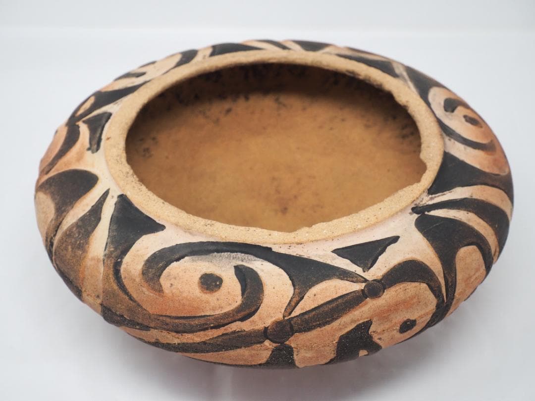 仰韶文化　彩絵陶鉢　中国