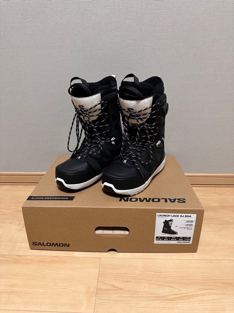 SALOMON LAUNCH LACE SJ BOA ブラック