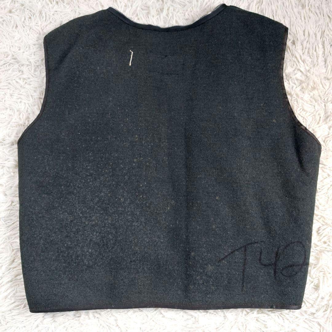 Schott USA製 襟付き ボアライナー レザーライダースジャケット 黒42