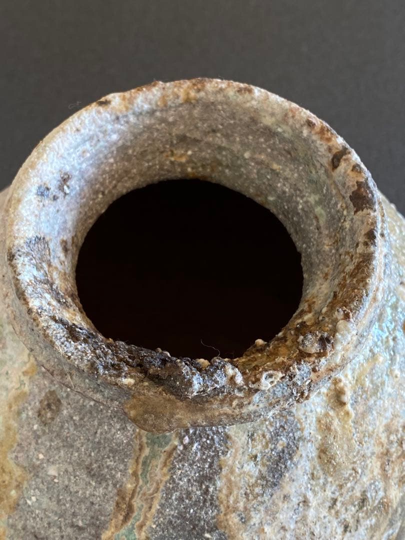 信楽焼　壺　古谷道生　　#2201