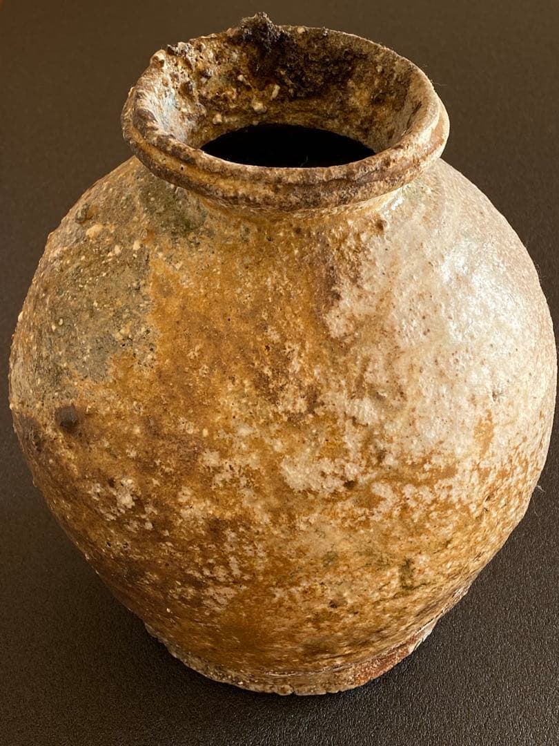 信楽焼　壺　古谷道生　　#2201