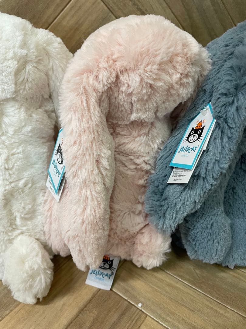   うさぎ　ぬいぐるみ　花柄×3 ノーマル×3