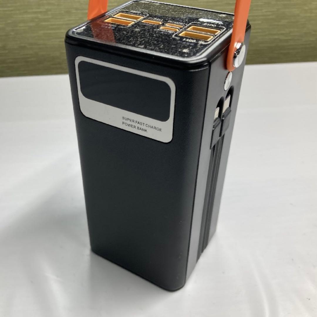 大容量コンパクトバッテリー・折りたたみソーラーパネルセット ブラック　災害