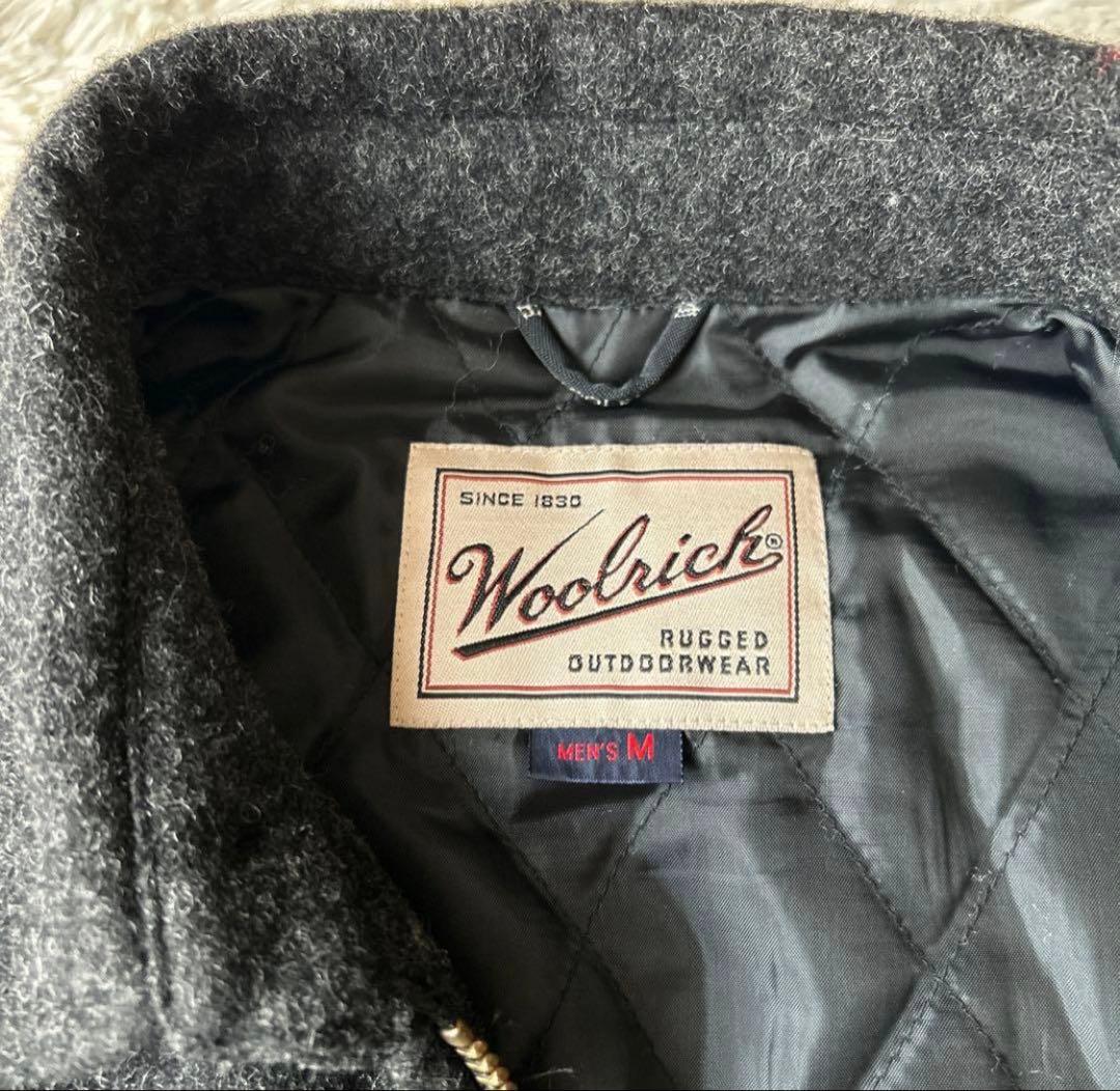 美品 WOOLRICH ウールスイングトップドリズラー　チャコールグレー